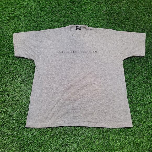 VTG 90s Compaq "Intelligent Manger" T-Shirt Mens XL Single Stitch USA - Picture 1 of 7